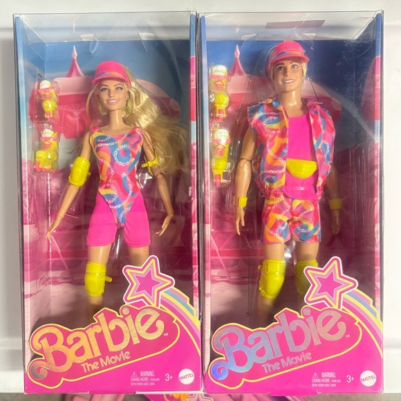 Barbie Movie Ken and Barbie Dolls - Rollerskate